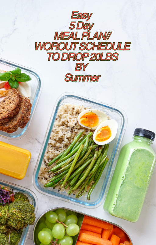 Easy 5 Day MEAL PLAN// WOROUT SCHEDULE TO DROP 20LBS 8Wks