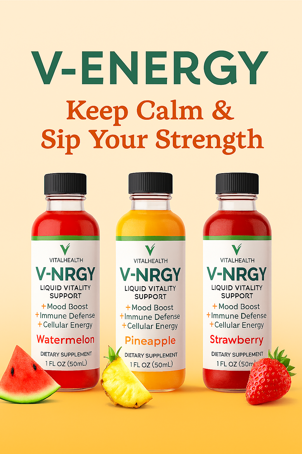 V-Energy 12oz Bottles